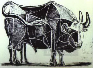  State Painting - The Bull State IV 1945 Cubist
